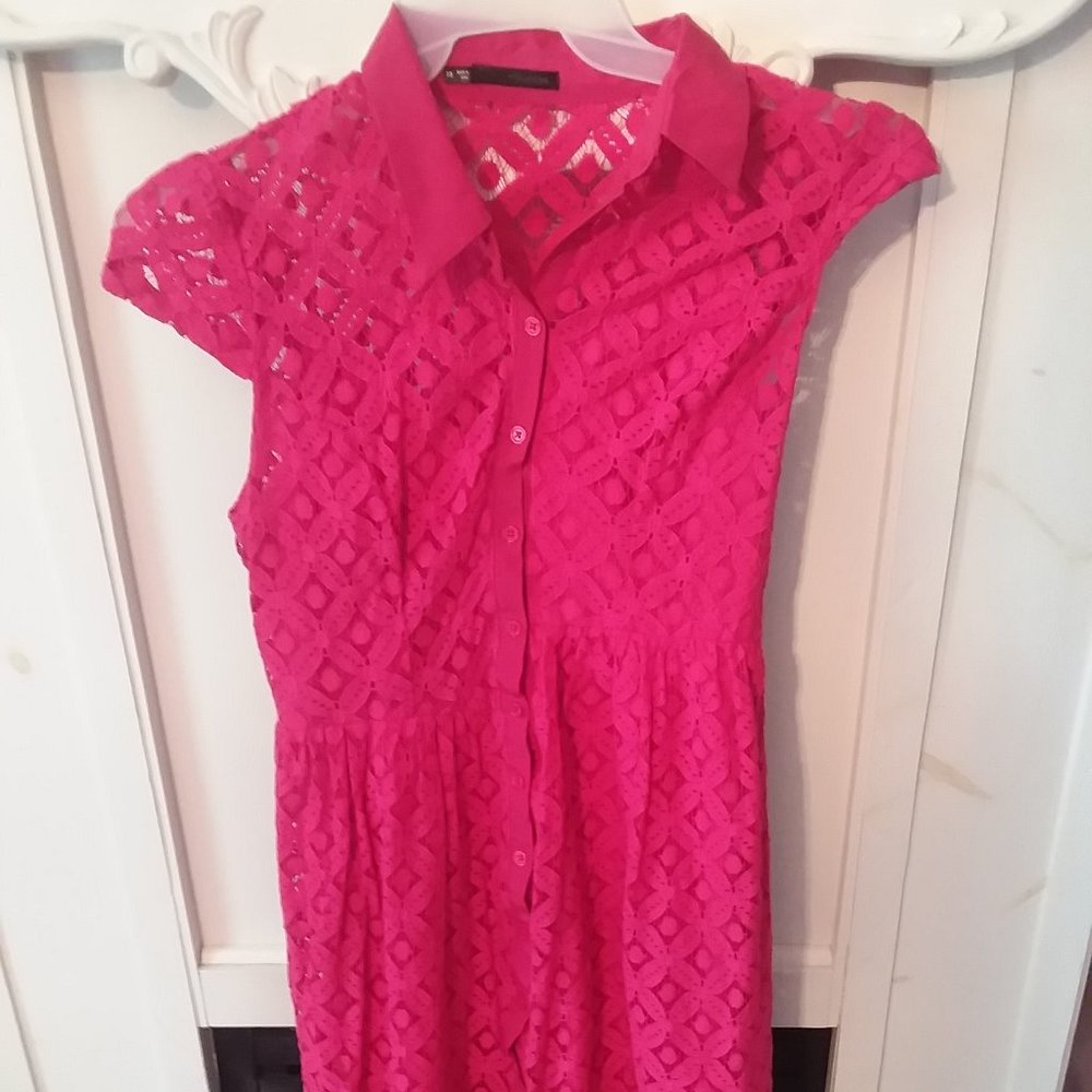 Pink Lace Dress